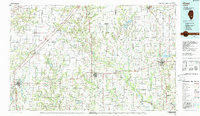 Download a high-resolution, GPS-compatible USGS topo map for Olney, IL (1988 edition)