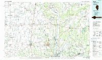 Download a high-resolution, GPS-compatible USGS topo map for Paris, IL (1986 edition)