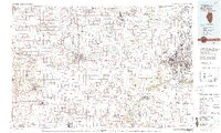 preview thumbnail of historical topo map of Rockford, IL in 1981