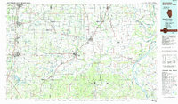 Download a high-resolution, GPS-compatible USGS topo map for West Frankfort, IL (1985 edition)