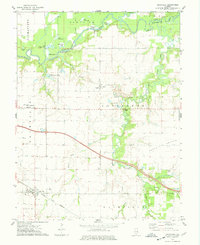 1974 Map of Addieville, IL, 1978 Print