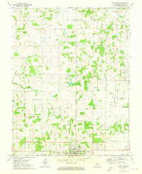 1971 Map of Albion, IL, 1973 Print