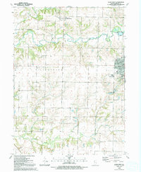 Download a high-resolution, GPS-compatible USGS topo map for Aledo West, IL (1992 edition)