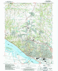 Download a high-resolution, GPS-compatible USGS topo map for Alton, IL (1994 edition)