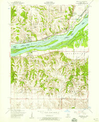 Download a high-resolution, GPS-compatible USGS topo map for Andalusia, IL (1958 edition)