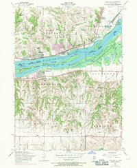 Download a high-resolution, GPS-compatible USGS topo map for Andalusia, IL (1971 edition)