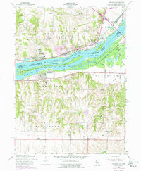 Download a high-resolution, GPS-compatible USGS topo map for Andalusia, IL (1977 edition)