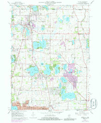 Download a high-resolution, GPS-compatible USGS topo map for Antioch, IL (1986 edition)