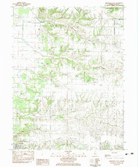 Download a high-resolution, GPS-compatible USGS topo map for Arenzville East, IL (1983 edition)