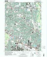 Download a high-resolution, GPS-compatible USGS topo map for Arlington Heights, IL (1999 edition)