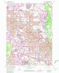Download a high-resolution, GPS-compatible USGS topo map for Arlington Heights, IL (1981 edition)