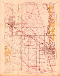 preview thumbnail of historical topo map of Arlington Heights, IL in 1927