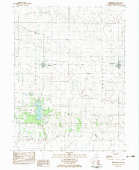 Download a high-resolution, GPS-compatible USGS topo map for Arrowsmith, IL (1983 edition)