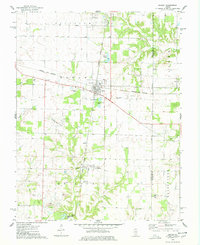 Download a high-resolution, GPS-compatible USGS topo map for Ashley, IL (1978 edition)