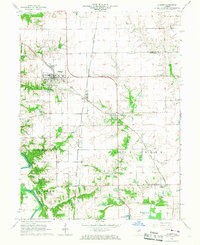 Download a high-resolution, GPS-compatible USGS topo map for Athens, IL (1967 edition)