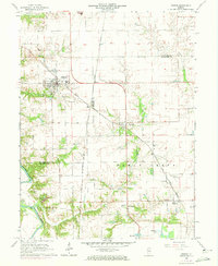 Download a high-resolution, GPS-compatible USGS topo map for Athens, IL (1973 edition)