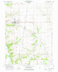 Download a high-resolution, GPS-compatible USGS topo map for Athens, IL (1978 edition)