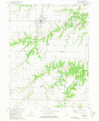 Download a high-resolution, GPS-compatible USGS topo map for Augusta, IL (1981 edition)