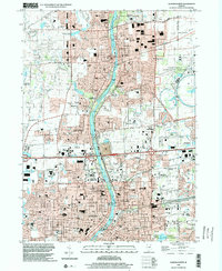 Download a high-resolution, GPS-compatible USGS topo map for Aurora North, IL (2002 edition)