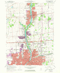 Download a high-resolution, GPS-compatible USGS topo map for Aurora North, IL (1973 edition)