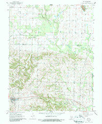 Download a high-resolution, GPS-compatible USGS topo map for Ava, IL (1986 edition)