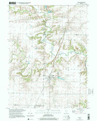 preview thumbnail of historical topo map of Avon, IL in 1998