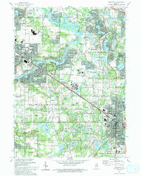 Download a high-resolution, GPS-compatible USGS topo map for Barrington, IL (1993 edition)