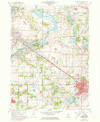 Download a high-resolution, GPS-compatible USGS topo map for Barrington, IL (1973 edition)