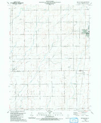 Download a high-resolution, GPS-compatible USGS topo map for Beecher West, IL (1991 edition)