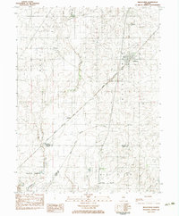 Download a high-resolution, GPS-compatible USGS topo map for Bellflower, IL (1983 edition)