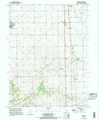 Download a high-resolution, GPS-compatible USGS topo map for Benson, IL (1996 edition)