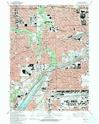 preview thumbnail of historical topo map of Berwyn, IL in 1993