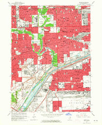 Download a high-resolution, GPS-compatible USGS topo map for Berwyn, IL (1965 edition)