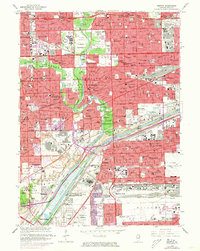 Download a high-resolution, GPS-compatible USGS topo map for Berwyn, IL (1973 edition)