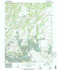 Download a high-resolution, GPS-compatible USGS topo map for Bethalto, IL (1996 edition)