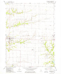 Download a high-resolution, GPS-compatible USGS topo map for Blandinsville, IL (1978 edition)