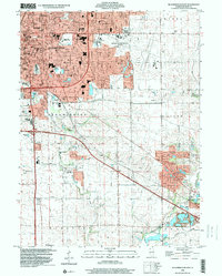 preview thumbnail of historical topo map of McLean County, IL in 1998