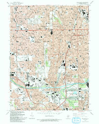 Download a high-resolution, GPS-compatible USGS topo map for Blue Island, IL (1993 edition)