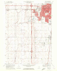 preview thumbnail of historical topo map of Bondville, IL in 1970