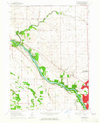 Download a high-resolution, GPS-compatible USGS topo map for Bourbonnais, IL (1965 edition)