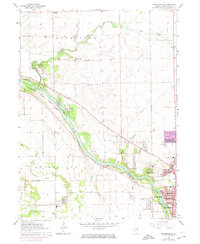 Download a high-resolution, GPS-compatible USGS topo map for Bourbonnais, IL (1974 edition)