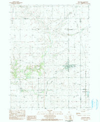 Download a high-resolution, GPS-compatible USGS topo map for Bradford, IL (1984 edition)