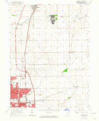 Download a high-resolution, GPS-compatible USGS topo map for Bradley, IL (1965 edition)