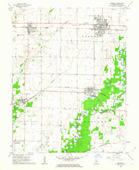 1962 Map of Breese, 1963 Print