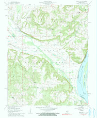 Download a high-resolution, GPS-compatible USGS topo map for Brownfield, IL (1991 edition)