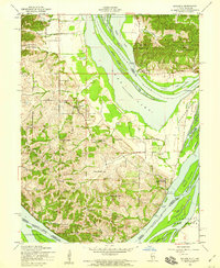 Download a high-resolution, GPS-compatible USGS topo map for Brussels, IL (1959 edition)