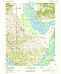 Download a high-resolution, GPS-compatible USGS topo map for Brussels, IL (1969 edition)