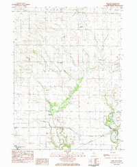 preview thumbnail of historical topo map of Bureau County, IL in 1983