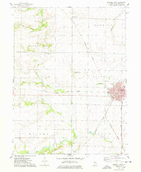 Download a high-resolution, GPS-compatible USGS topo map for Bushnell West, IL (1978 edition)