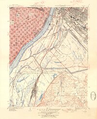 preview thumbnail of historical topo map of Cahokia, IL in 1949